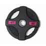 Штанга олимпийская OriginalFitTools 128 кг (диски с двумя хватами, черный гриф) - Фото 8
