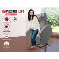 Кресло реклайнер с подъемом FUJIMO LIFT Compact F3005 FLWK Грейси (Sakura 9)
