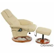 TV-кресло Calviano 20 с пуфом (бежевое, массаж)