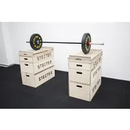 Комплект тяжелоатлетических плинтов+ доп. секция Stecter (Н=89 см)