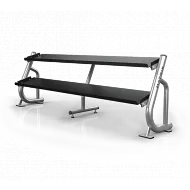 Подставка под гантели 2.4 метра (2-ух ярусная, плоская) MATRIX MAGNUM A696