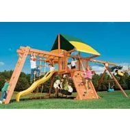 Игровая площадка Woodplay Castle Combo III с тентованной крышей