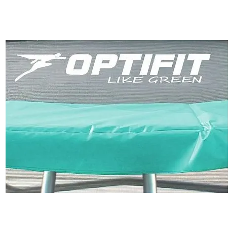 Батут Optifit Like Green 12ft с желтой крышей - Фото 4
